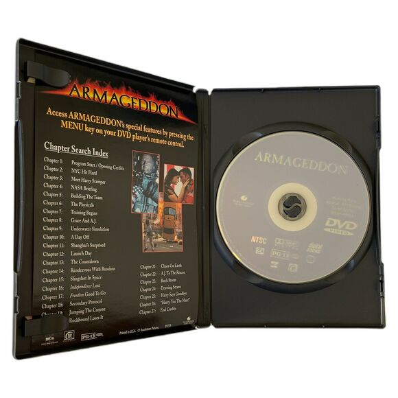 Armageddon (DVD, 1998) - Picture 2 of 4
